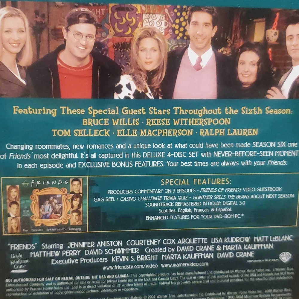 Friends complete 6th season DVD set - Picture 3 of 3